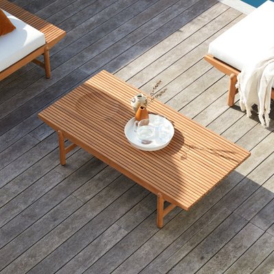Table basse de jardin en teck massif FADO TIKAMOON