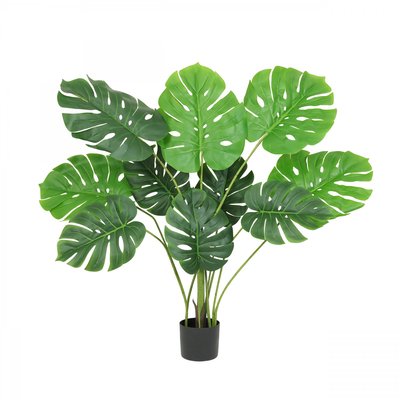 Monstera artificiel toucher naturel 120cm LIGNE DECO