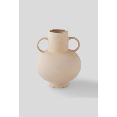 Vase rond avec anses, en céramique MONOPRIX