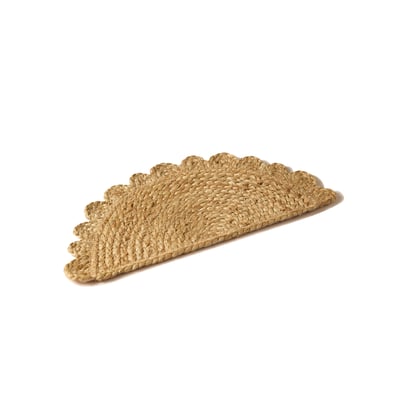 Tapis gamelle jute demi-lune VERTBAUDET