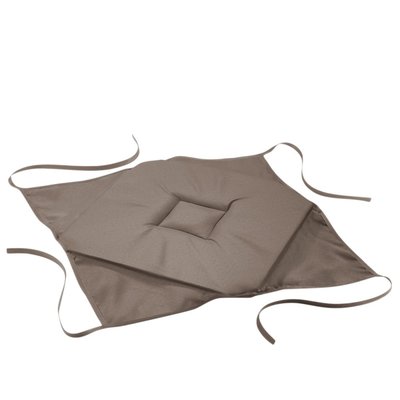 Lot De 4 Galettes De Chaise à Rabat Coloris Taupe DECORATIE