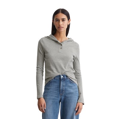 Kapuzen-Longsleeve regular en pur coton bio MARC O’POLO DENIM