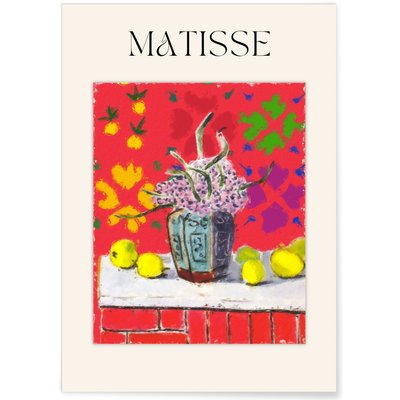 Poster Matisse - Nature morte rouge L'AFFICHERIE