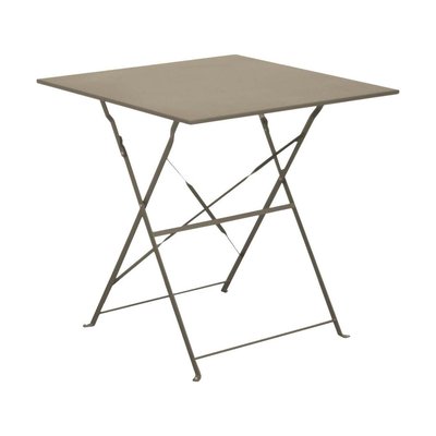 Guéridon carré en acier 70 cm Cuba PROLOISIRS