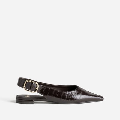 Ballerine en cuir BRUNE ERAM