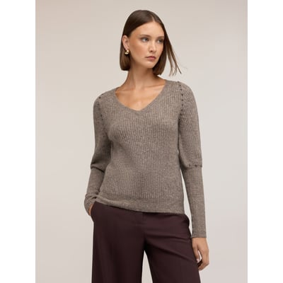 Pull à manches bouffantes avec clous MOTIVI