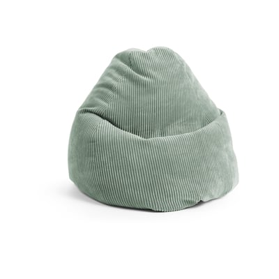 Pouf poire confort XXL velours grosse cote SHARA BEAN MAGMA HEIMTEX