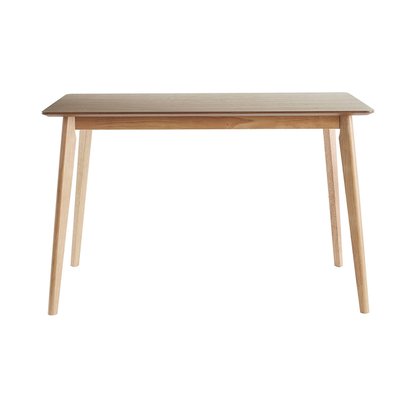 Table à manger scandinave finition frêne L120 cm ELION MILIBOO