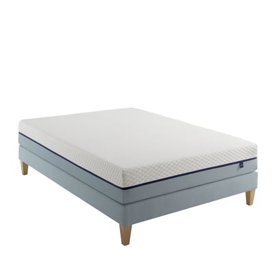Ensemble matelas mémoire de forme, sommier et pieds Songe 600 SOMEO