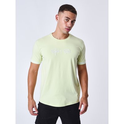 T-shirt logo brodé en relief PROJECT X