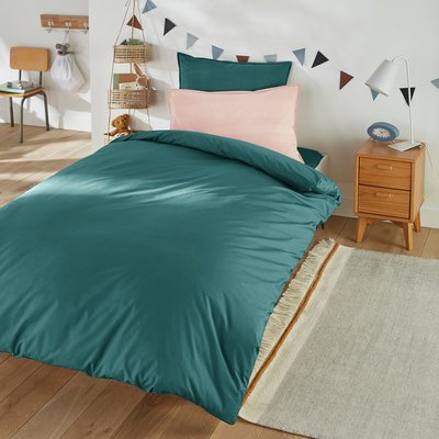 Scenario 100% Organic Cotton Percale 200 Thread Count Child's Duvet Cover LA REDOUTE INTERIEURS
