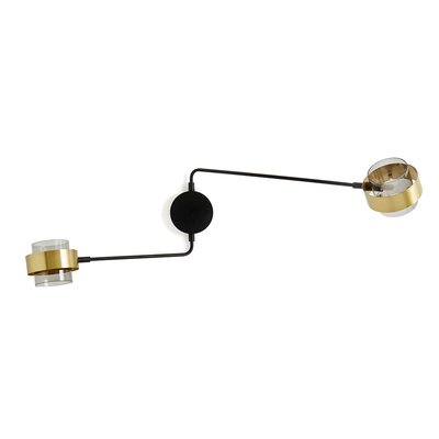 Wandleuchte Botello mit 2 Armen, Glas und Messing LA REDOUTE INTERIEURS