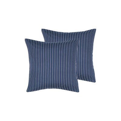 Lot de 2 taies d'oreillers en percale de coton LINQUIST SENSEI MAISON