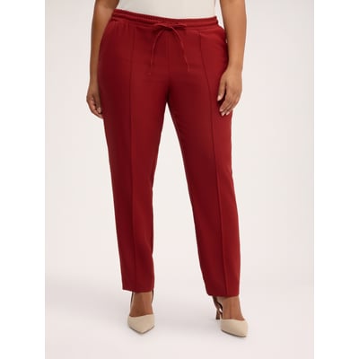 Pantalon droit à cordon de serrage FIORELLA RUBINO