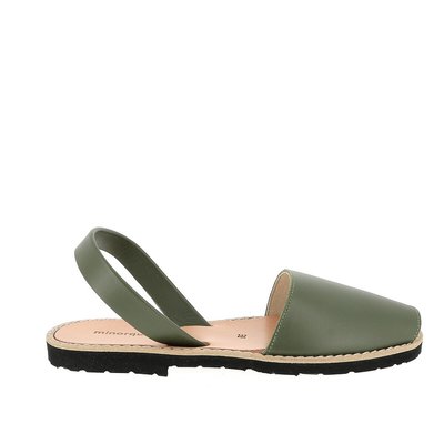 Sandales En Cuir Talon Plat MINORQUINES