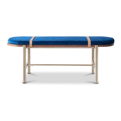 Banc en velours AURORA PRODUIT INTERIEUR BRUT