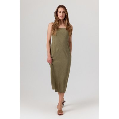 Robe midi à bretelles avec décolleté carré EZGI ARTLOVE