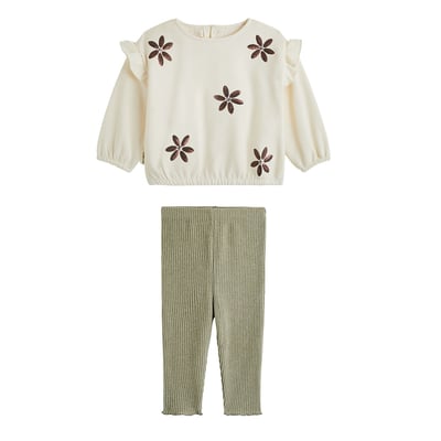 Ensemble bébé sweat en molleton et legging Misti PETIT BEGUIN