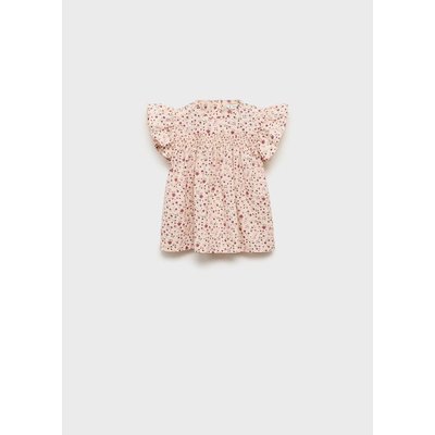 Blouse en imprimé fleuri volants MANGO BABY