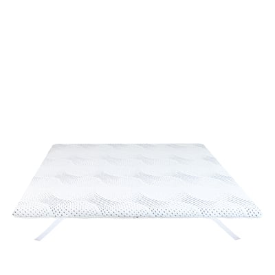 Surmatelas Viscotouch - Mémoire de forme + gel thermorégulant - Fabriqué en France - 5 cm d'épaisseur BELLECOUR