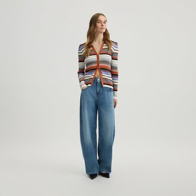 Cardigan en maille à rayures LIU JO
