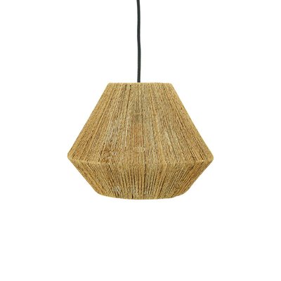 Abat-jour à suspendre en jute naturel Diamètre 33 cm AUBRY GASPARD