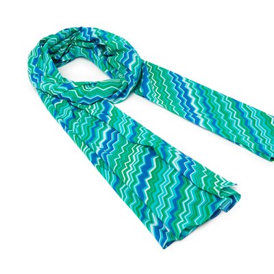 Etole rayures zig zag - vert DRAEGER PARIS