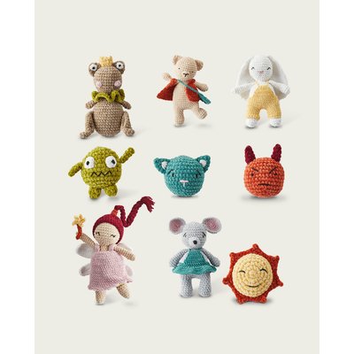 Kit Crochet 9 Amigurumis La grenouille PHILDAR