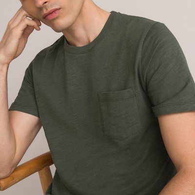 T-shirt col rond manches courtes LA REDOUTE COLLECTIONS