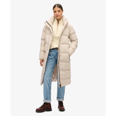 Doudoune longue à capuche SUPERDRY