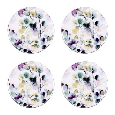 Set de 4 dessous de verre   10 cm-GARDEN TABLE PASSION