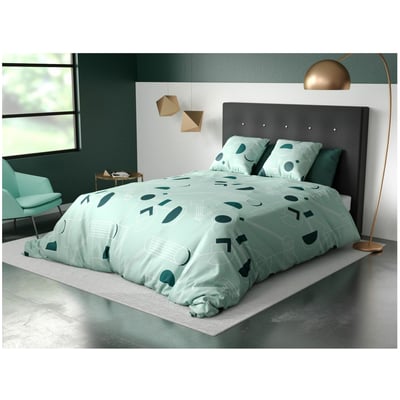 Housse de couette + taie microfibre Geo hawak EDEN