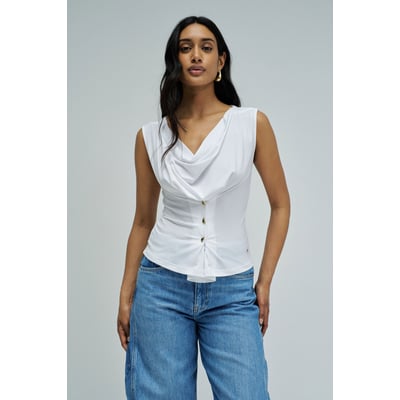 HAUT DRAPÉ SALSA JEANS