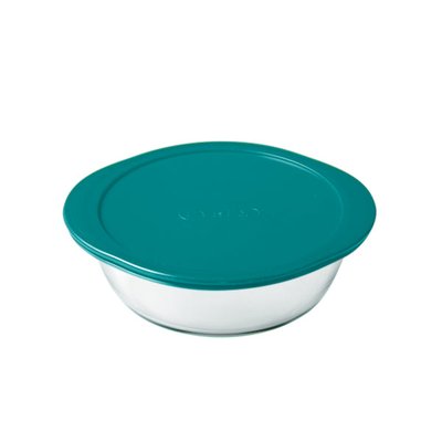 Plat de conservation rond en verre avec couvercle 1L - Cook & Store PYREX