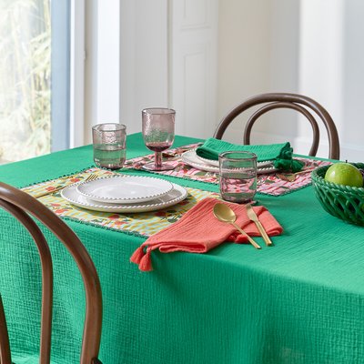 Lot de 4 serviettes de table gaze de coton, Kumla LA REDOUTE INTERIEURS