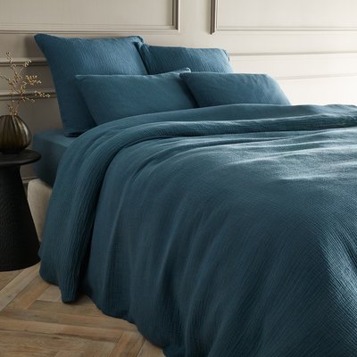 Yafa 100% Organic Cotton Muslin 200 Thread Count Duvet Cover AM.PM