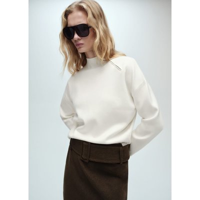 Pull-over col montant zip MANGO