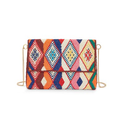 Sac pochette broderies de perles TRAVIS WILD