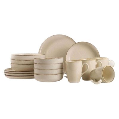 Service de table en porcelaine Dinner 16 pièces HANAH HOME