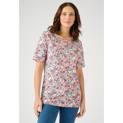 T-shirt imprimé pur coton DAMART