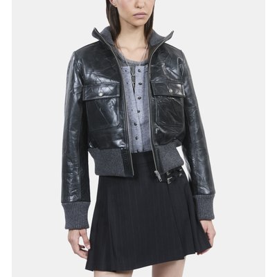 Veste en cuir the kooples femme La Redoute