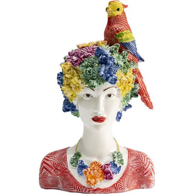 Déco femme fleurs perroquet KARE DESIGN