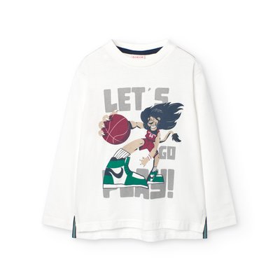 T-shirt en coton à manches longues BOBOLI