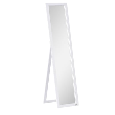 Miroir en pied MDF Blanc HOMCOM