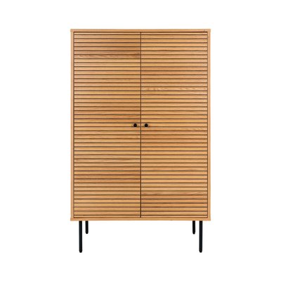 Buffet haut 2 portes en bois et métal H130cm - KYOTO HOUSE NORDIC