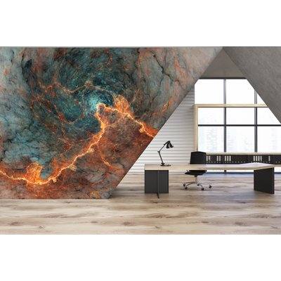 Papier peint panoramique MARBLE ON FIRE LE PAPIERS DE NINON