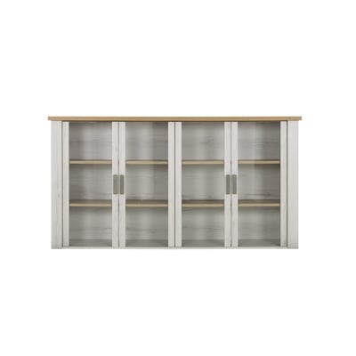Surmeuble 4 portes vitrées MANOSQUE GAMI