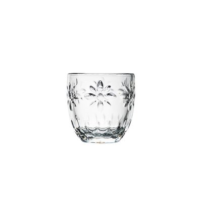 Lot de 6 tasses expresso fleurs, TROQUET LA ROCHERE