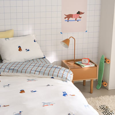 Nachtkastje voor kinderen, 1 lade, MARCELIO LA REDOUTE INTERIEURS