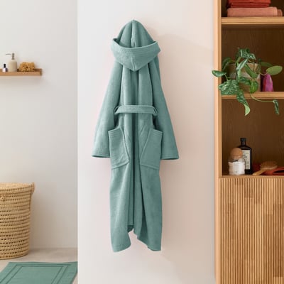 Albornoz con capucha, de rizo 450 g/m2, Haxel LA REDOUTE INTERIEURS